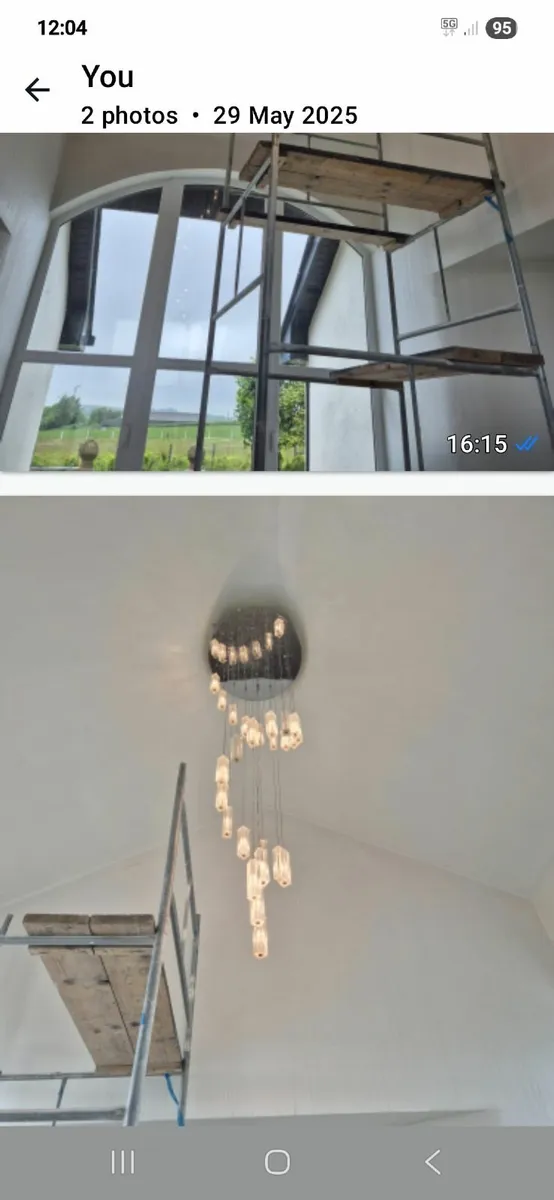 Ceiling light spiral drop - Image 2