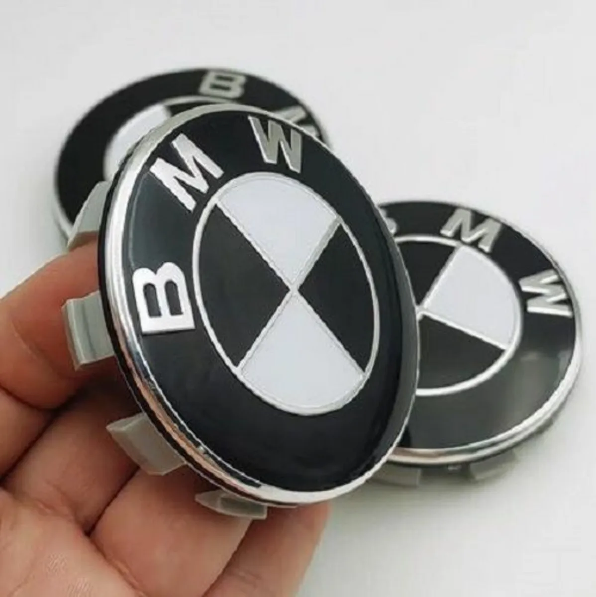 Black BMW Centre Caps (68mm) FREE POST - Image 1