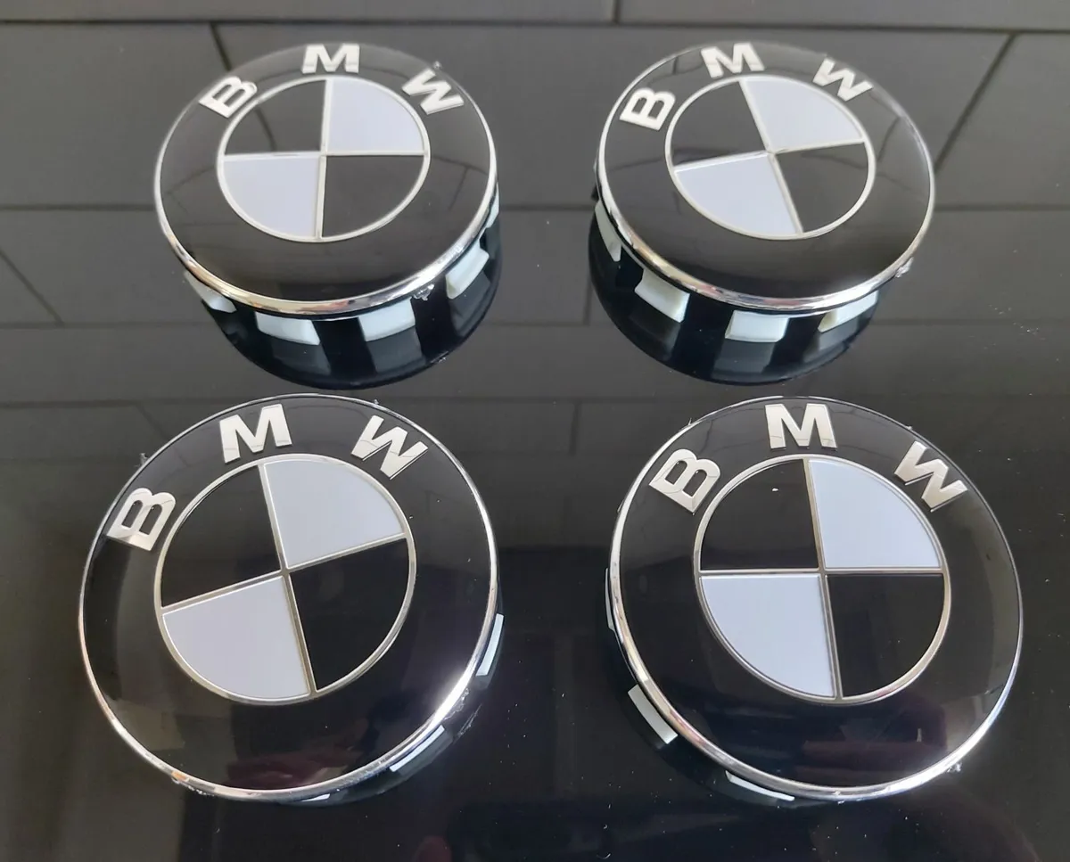 Black BMW Centre Caps (68mm) FREE POST - Image 4