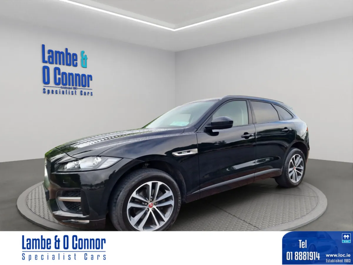 Jaguar F-Pace 2.0 D AWD R-SPORT AUTO  *** BLACK / - Image 3