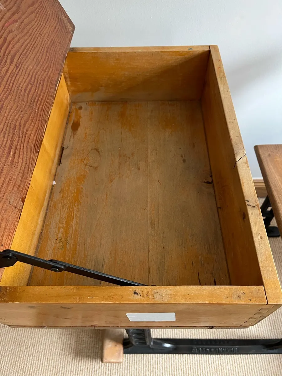 Vintage School Desk - Image 2