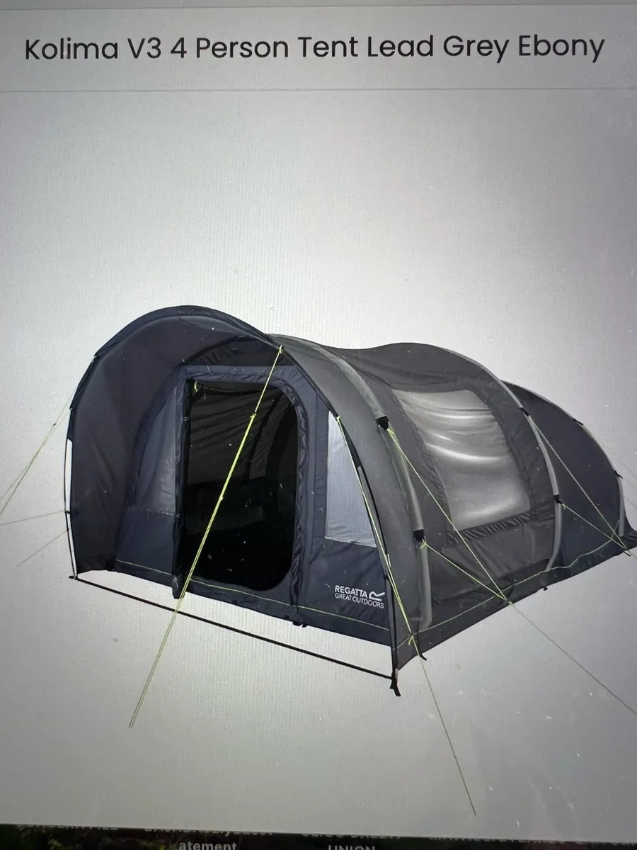 Brand new tent - 4 person - spacious  RRP 1660euro - Image 1