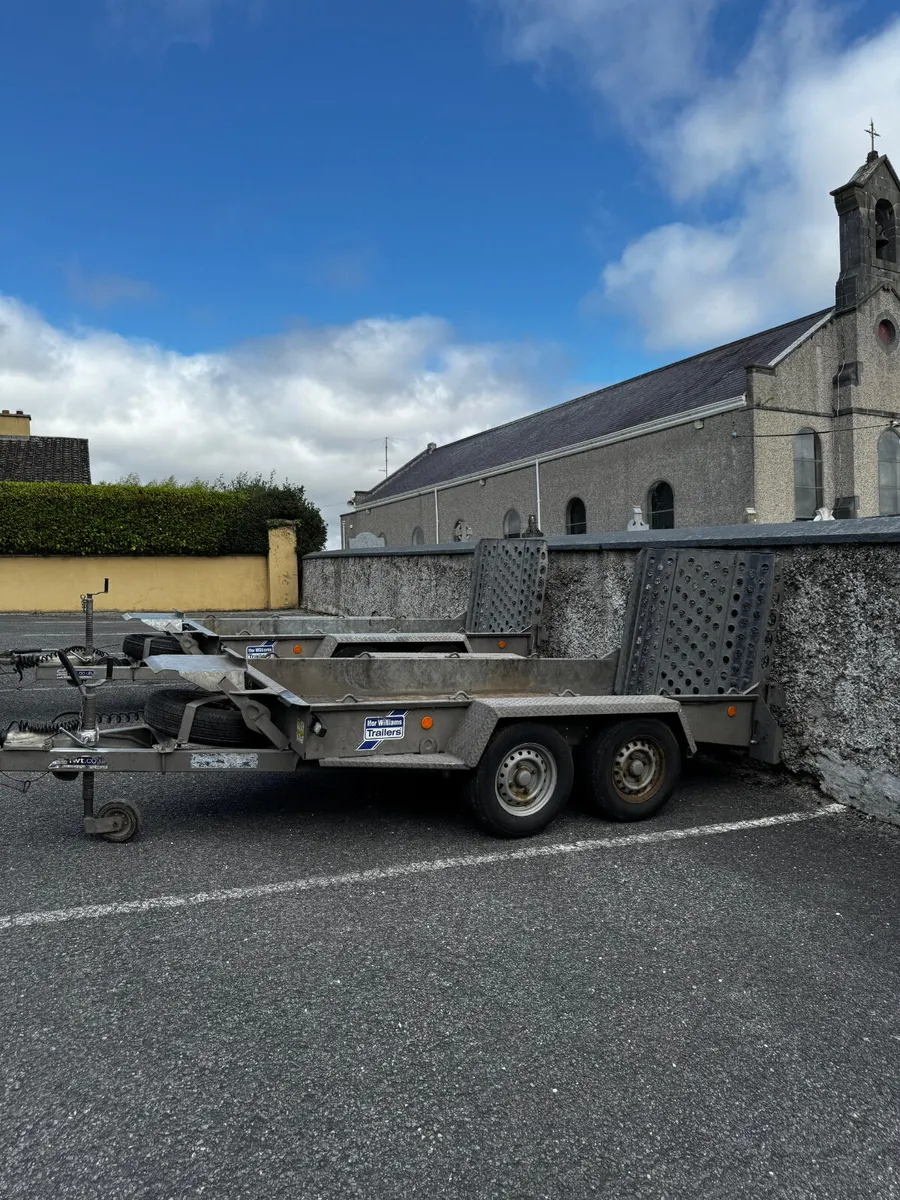 Choice of 2022 ifor Williams 9x4 plant Trailers - Image 1