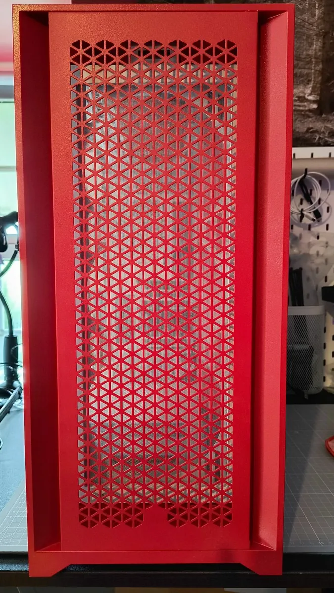 PC Case - Corsair 5000D Airflow - Red & White - Image 2