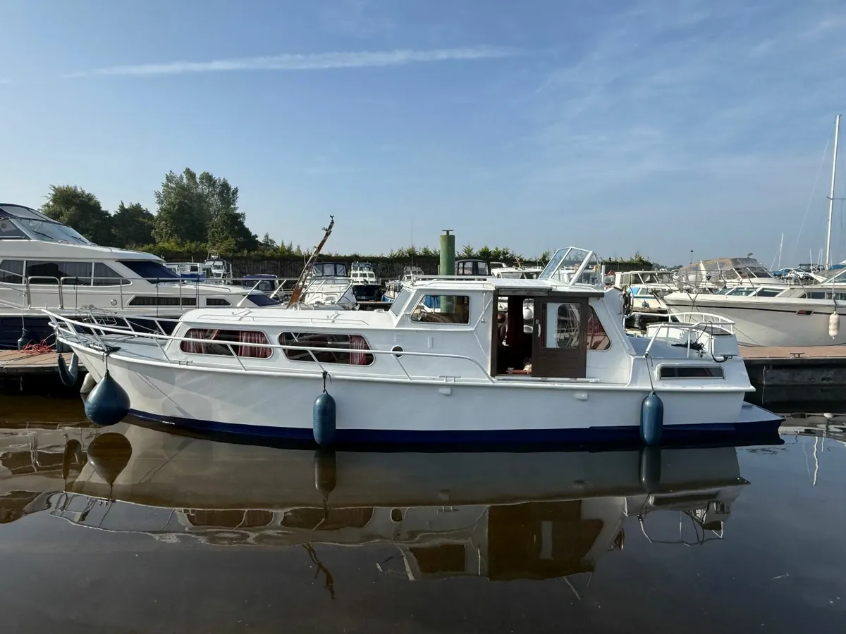 32 foot Dutch Steel Boat for Sale - Image 1