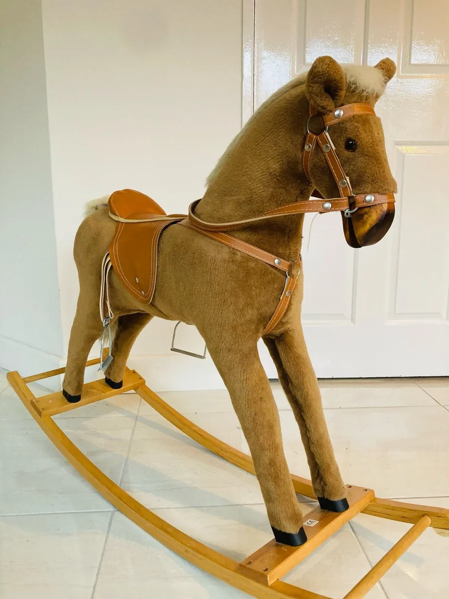 Beautiful Brown Rocking Horse - Image 1
