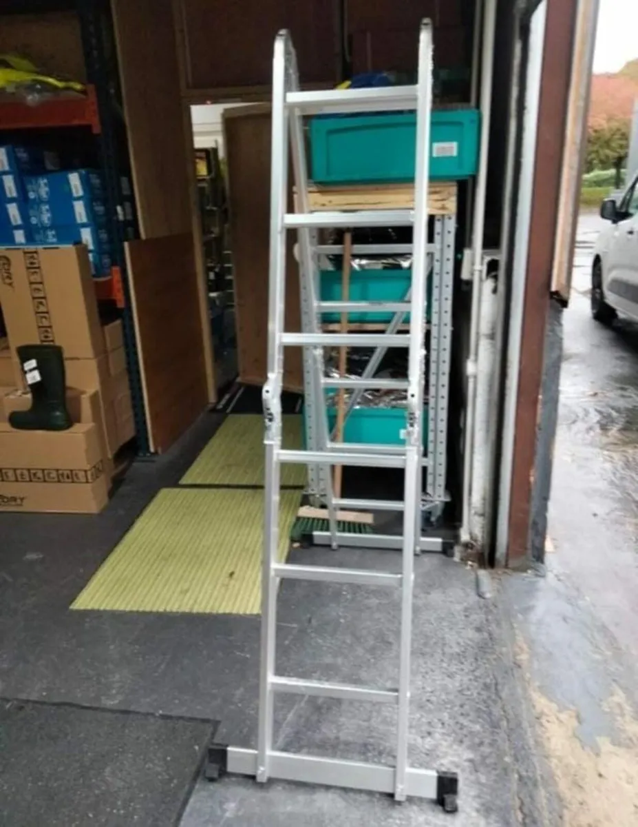 BRAND NEW FOLDABLE LADDER - Image 2