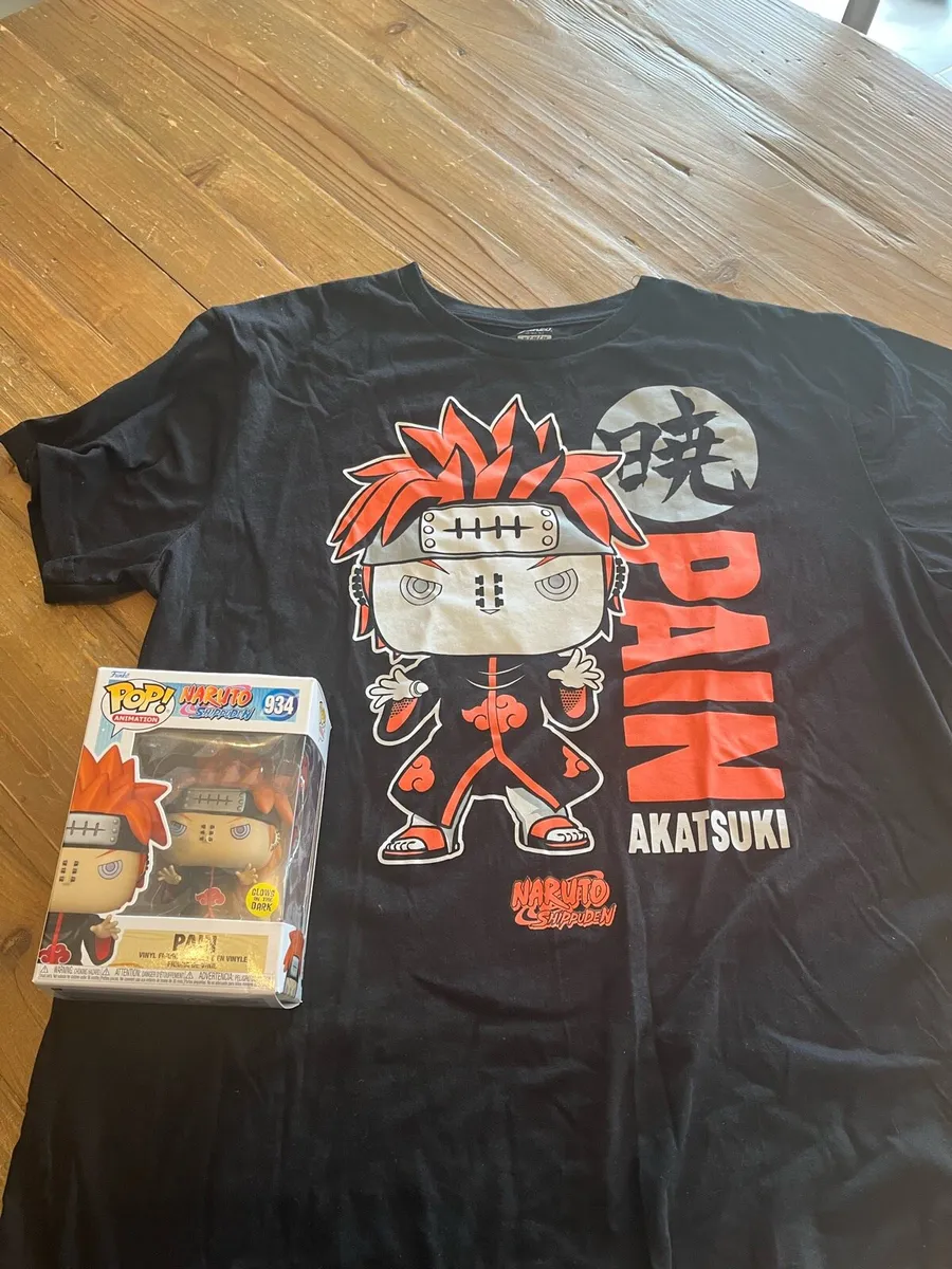 Naruto pain Funko Pop / XL pain Funko Pop t shirt - Image 1