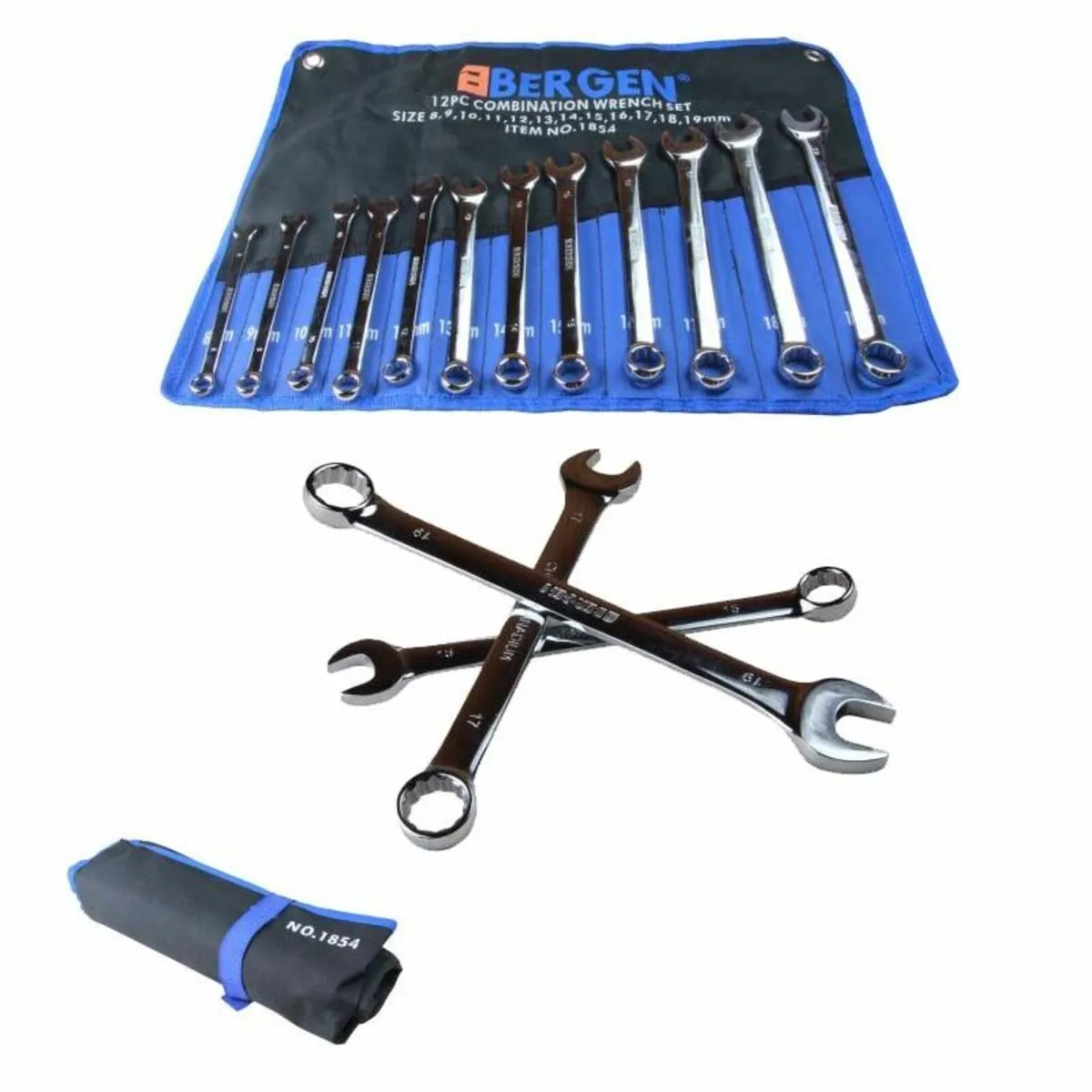 Brand New12Pcs  Bergen Combination Spanner Set