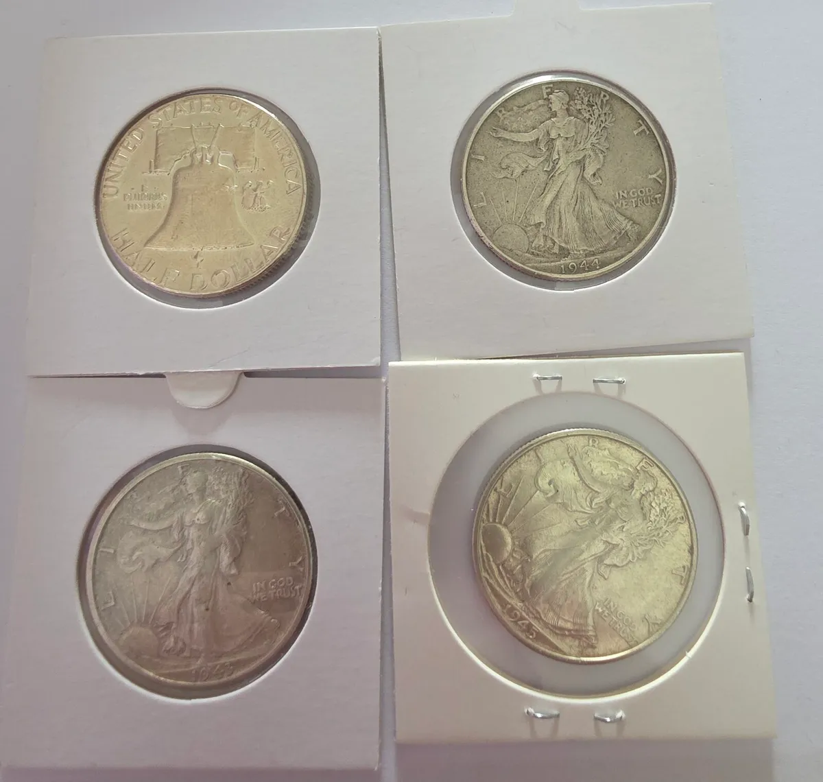 Silver half dollars - Image 1