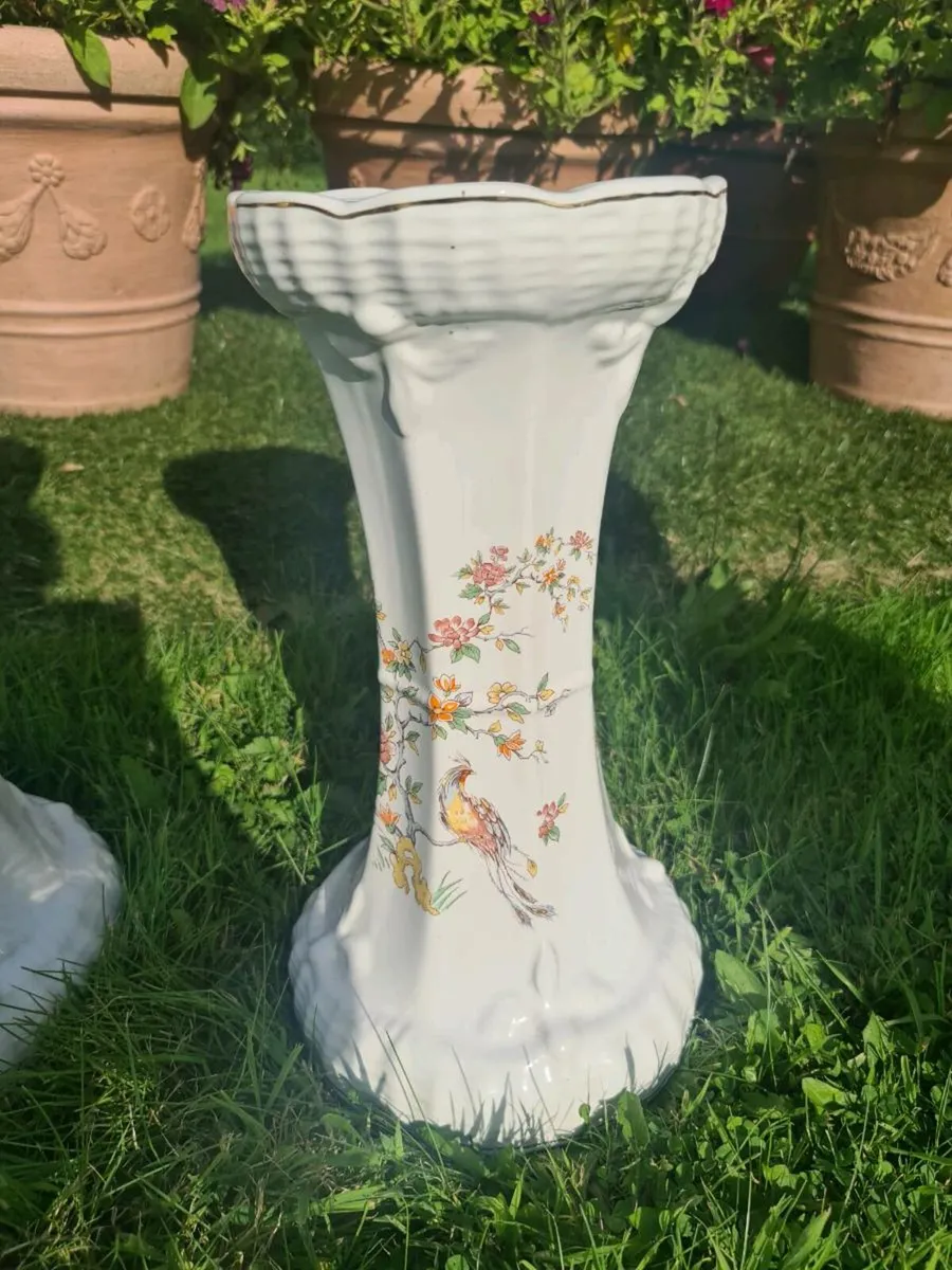 Porcelain vintage pedestals - Image 2