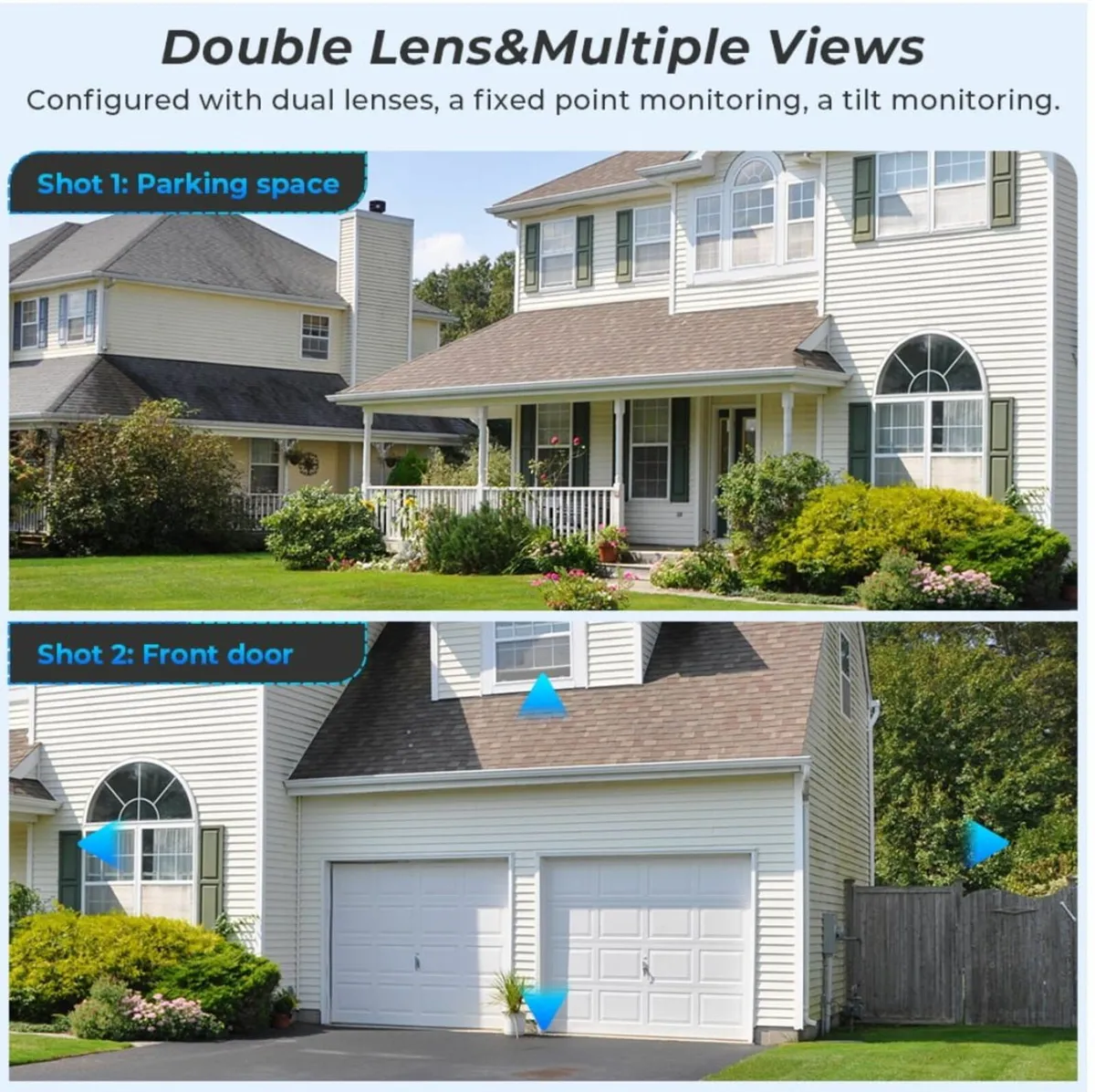 8MP 4K Dual Lens PTZ WiFi Outdoor Security Camera - Image 2
