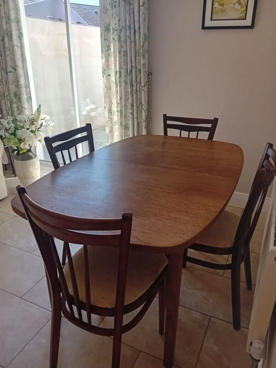 dining table and chairs - Image 2