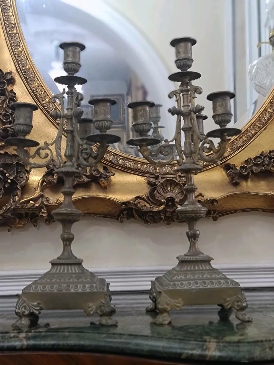 Antique candleabras - Image 1