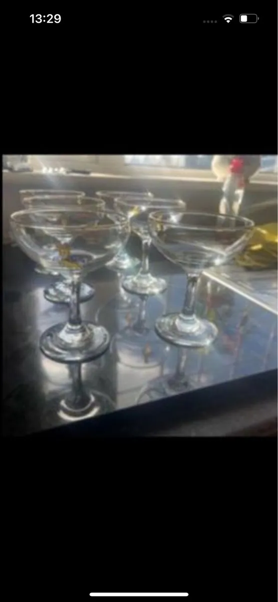 Set of 6 baby sham glasses - Image 1
