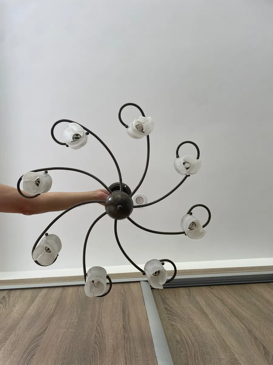 Elstead vintage 8 light pendant Chandelier - Image 2