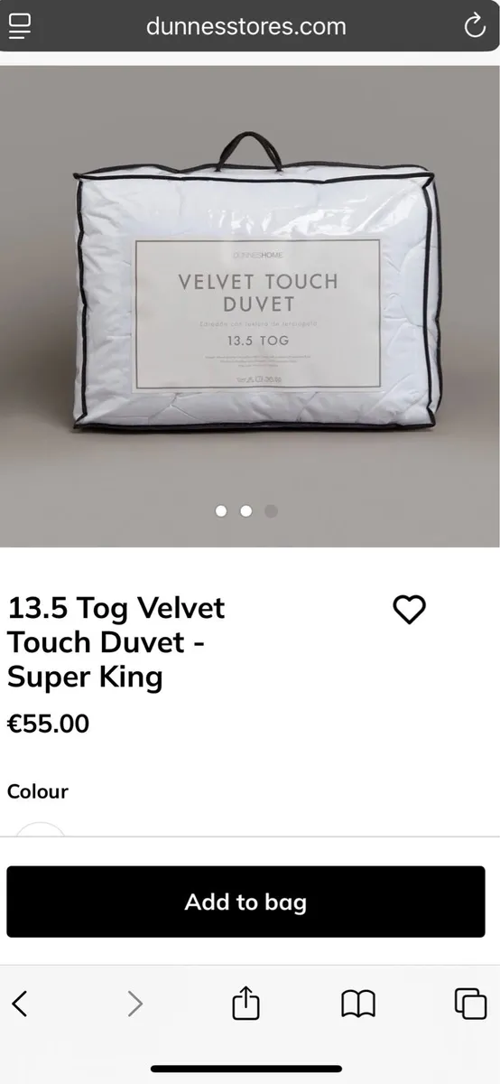 Bed Duvet 13.5 Tog - Image 1