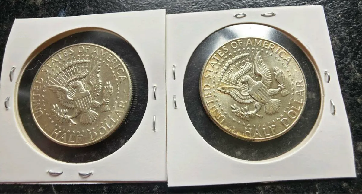 1964 Kennedy half dollar coins - Image 2