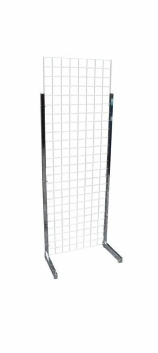 Pair of heavy duty 'L' legs for gridwall panels. - Image 2