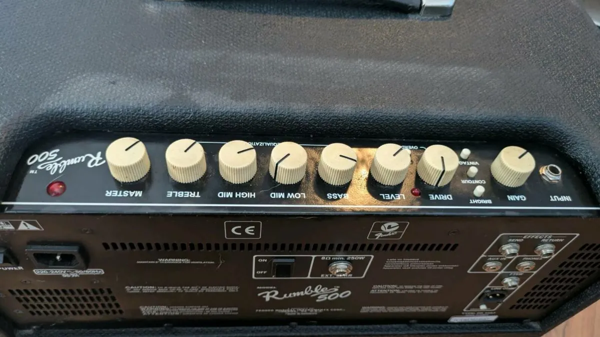 Fender Rumble 500 Bass Amplifier Amp - Image 3