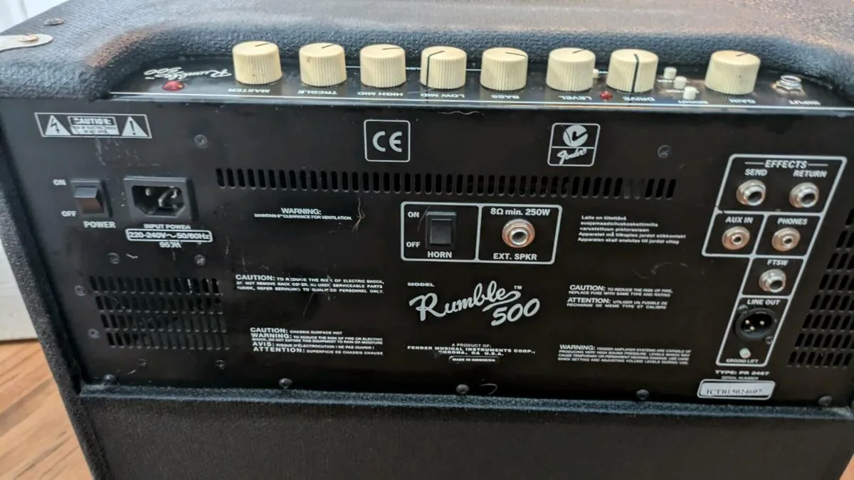 Fender Rumble 500 Bass Amplifier Amp - Image 4