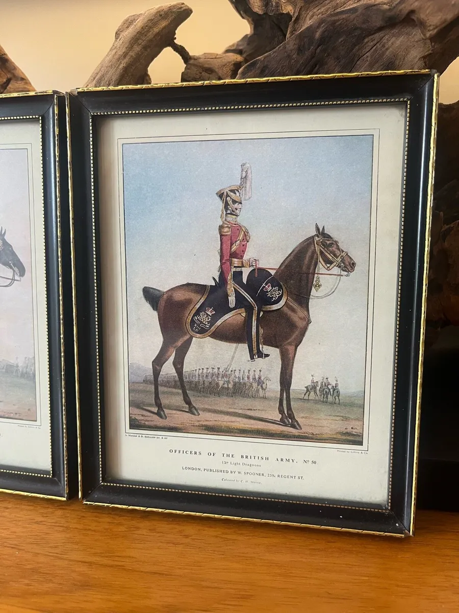 19th C Officers of the British Army Prints - Image 3