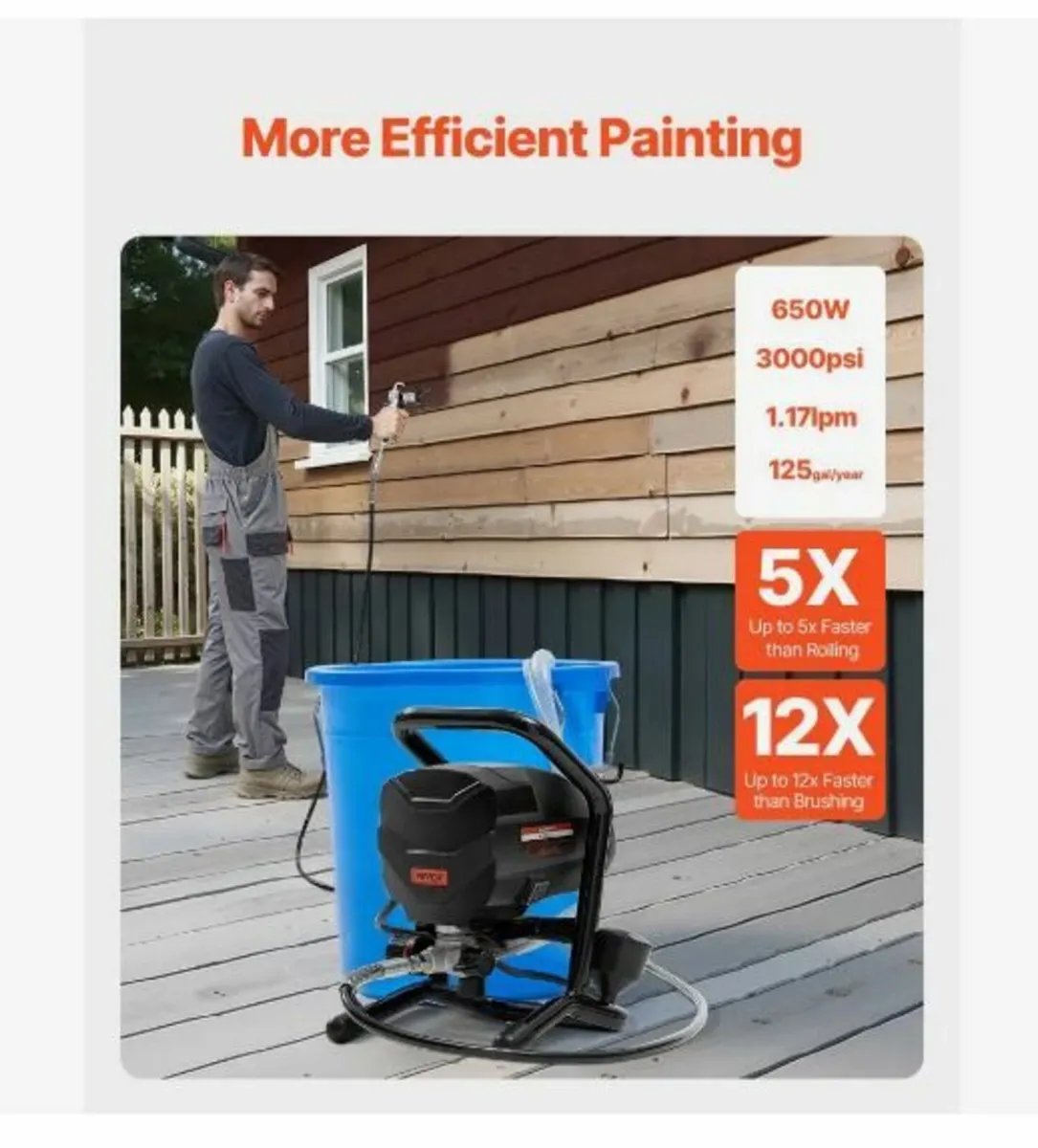 Stand Airless Paint Sprayer Electric Paint Sprayer - Image 2