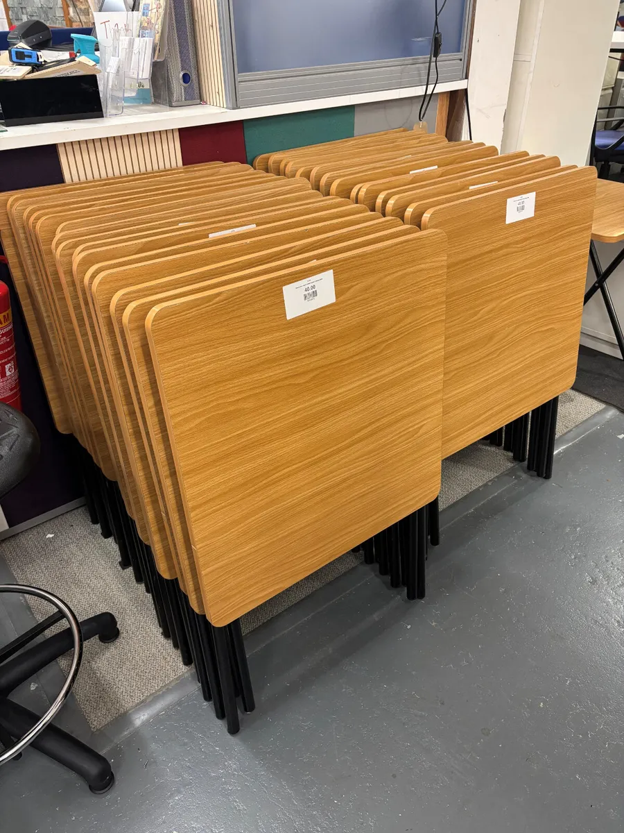 Beech top, folding tables LARGE QUANTITIES 55+ - Image 2
