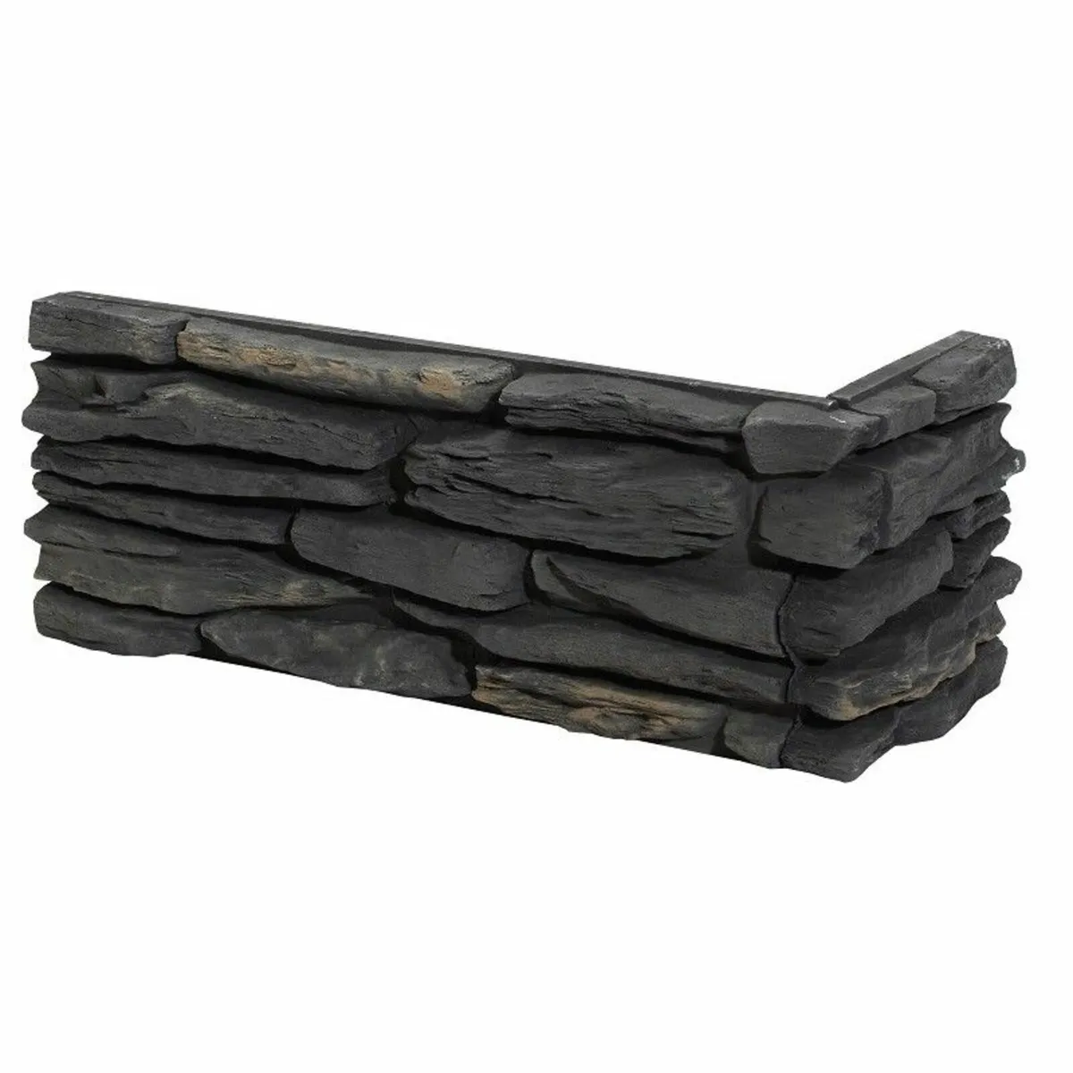 California Grey Artificial Stone Cladding Corners