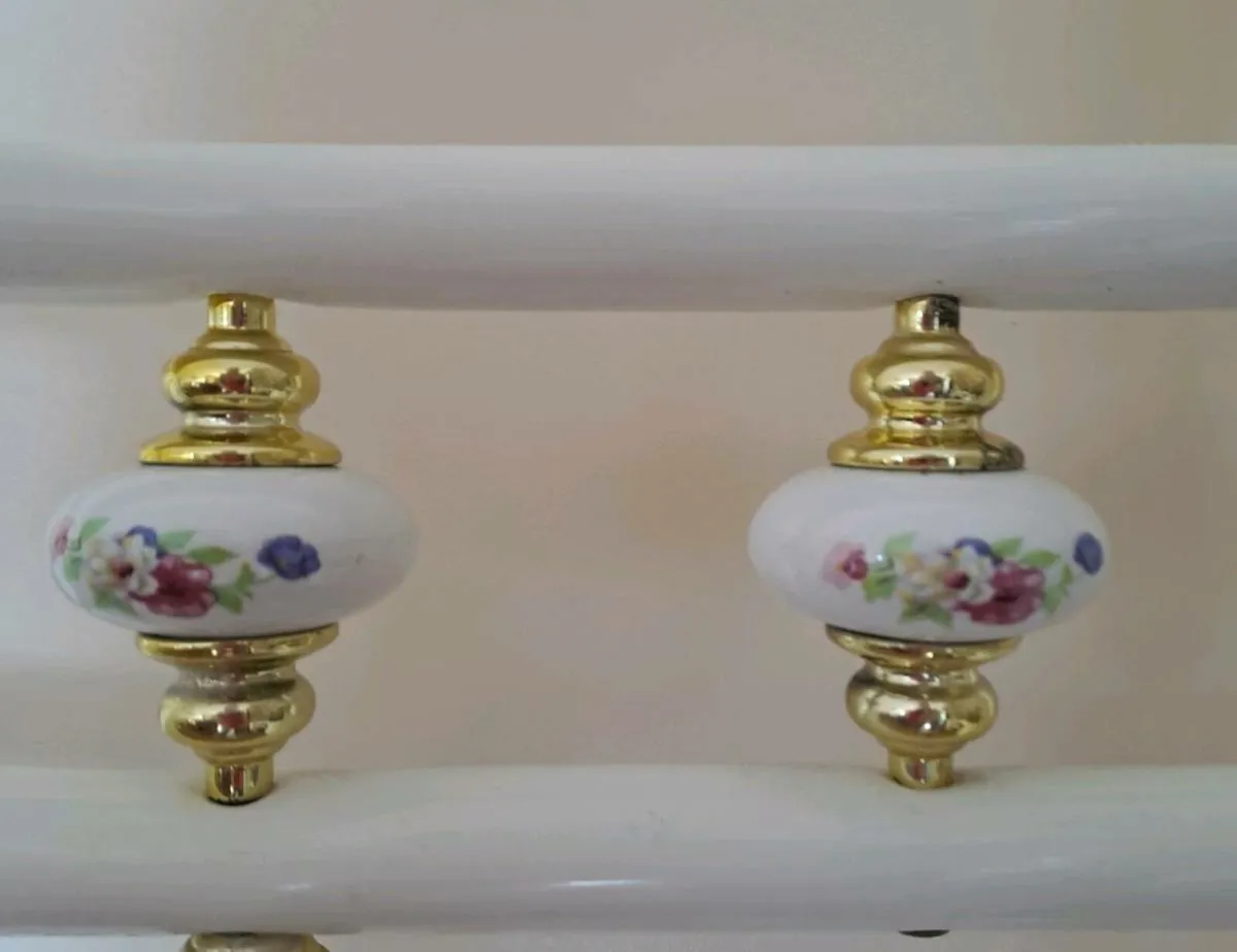 Wrought iron headrail/ headboard - Image 1
