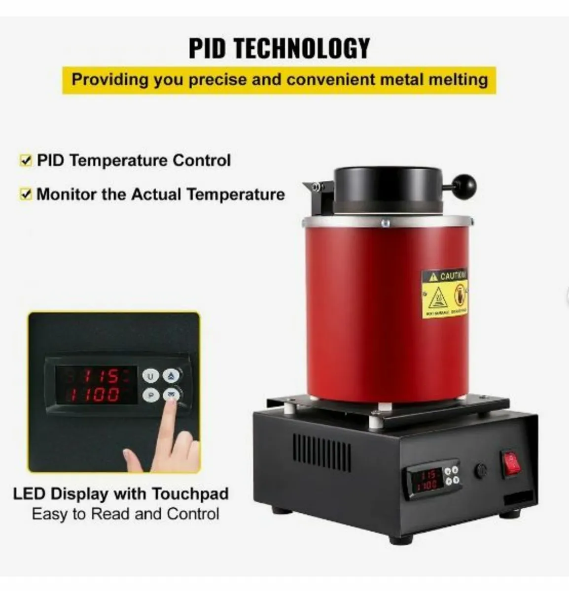 Electric Melting Furnace, 3KG Digital - Image 2