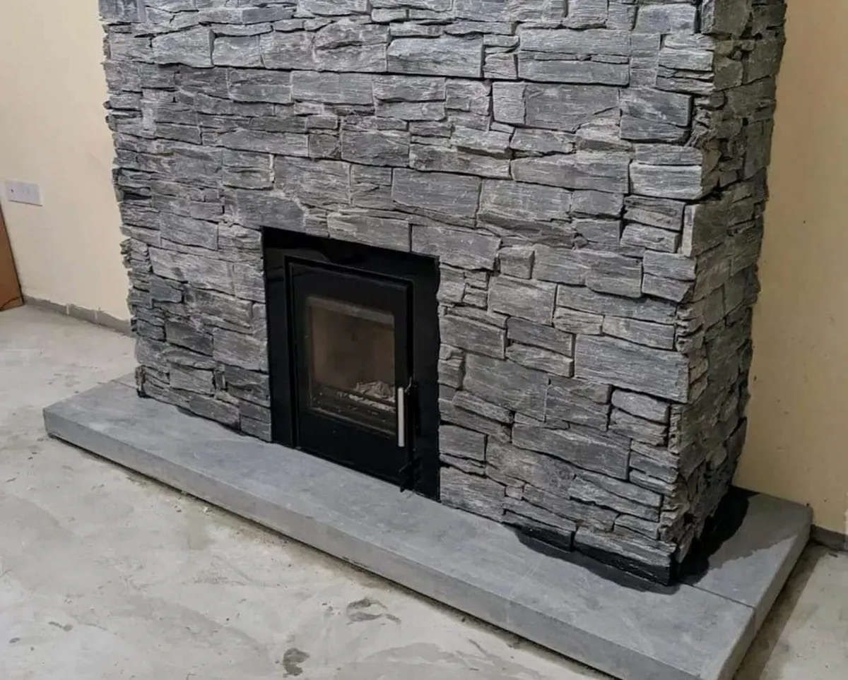 Black Slate Z Natural Stone Cladding - Image 2
