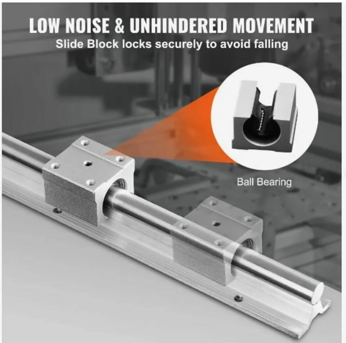 Linear Guide Rail Set, SBR16 1500mm - Image 4