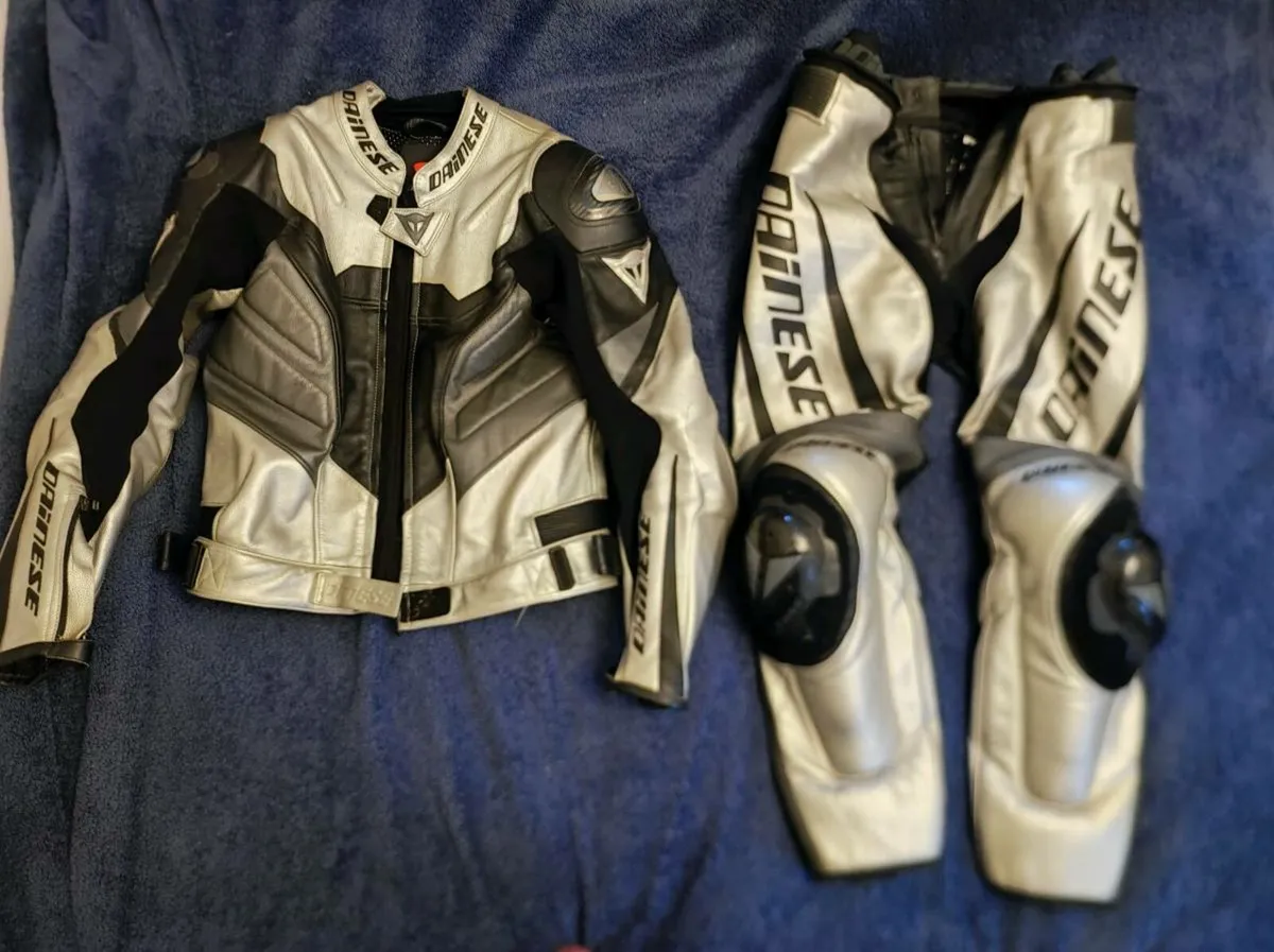 Dainese & Kawasaki Full Leather Suits. Sturgis Lea - Image 1