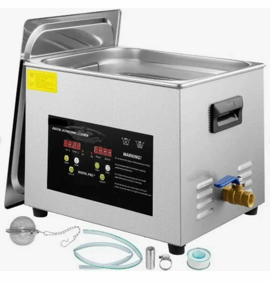15L Digital Ultrasonic Cleaner Heater Timer - Image 1