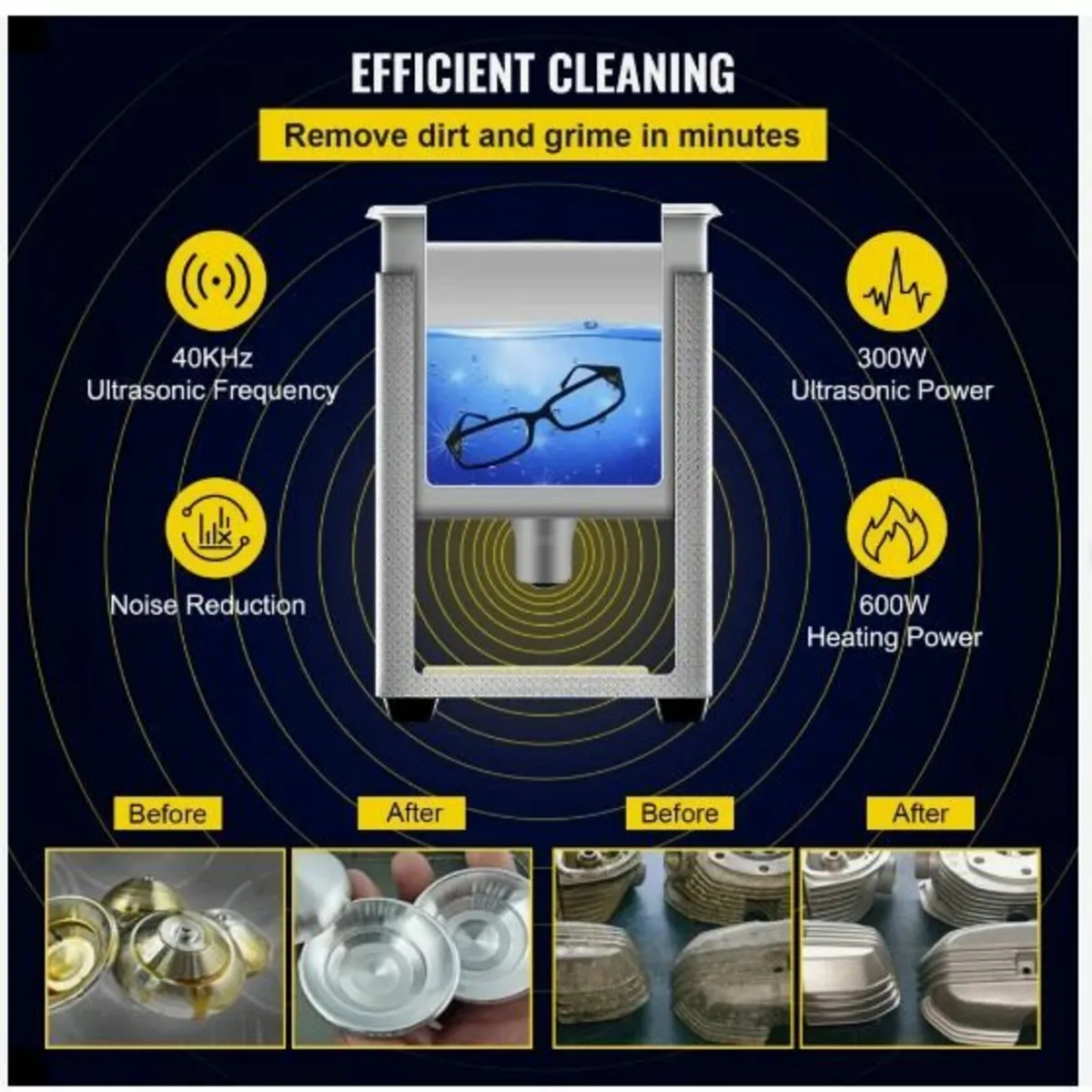 15L Digital Ultrasonic Cleaner Heater Timer - Image 3