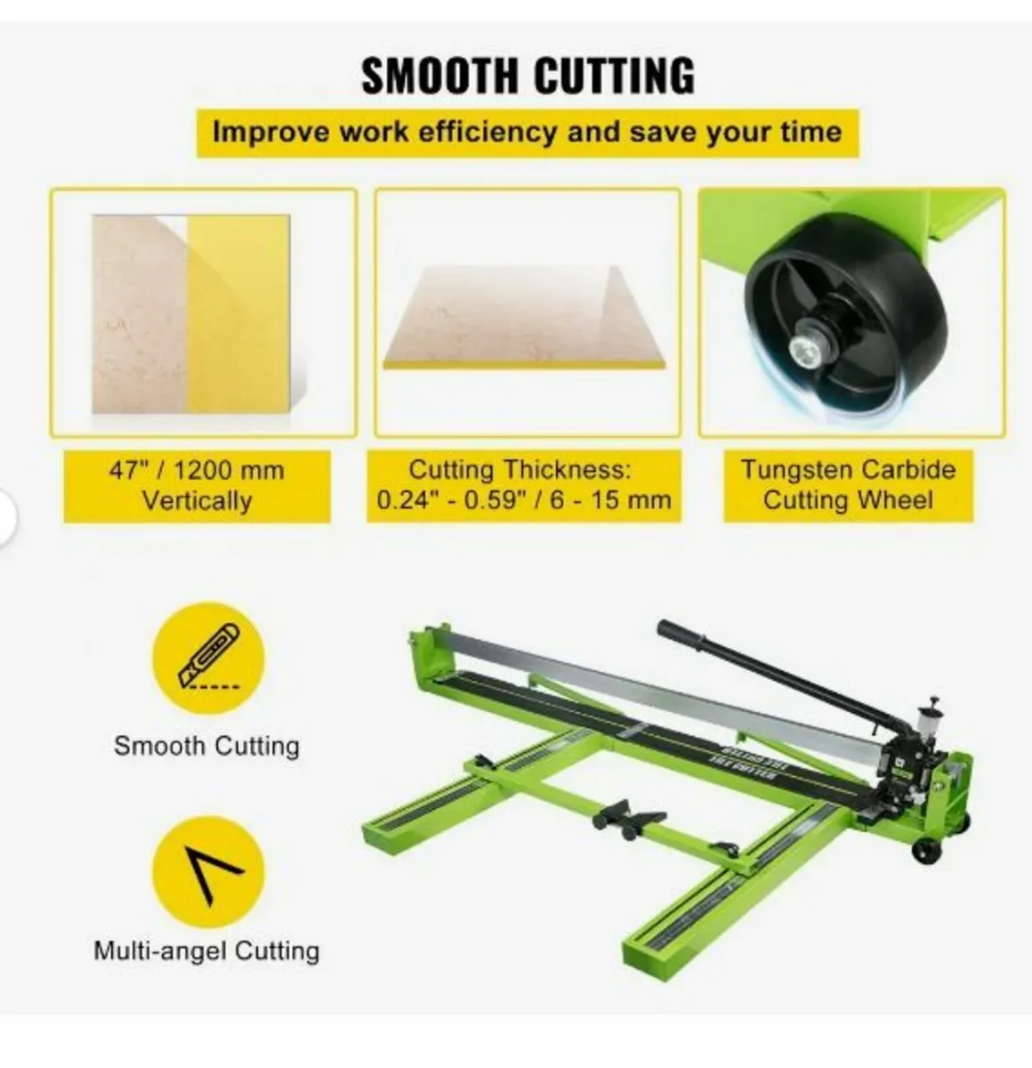 Tile Cutter 47-Inch Manual Tile Cutter - Image 3