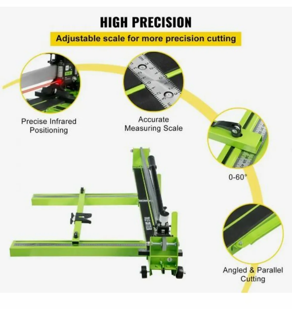 Tile Cutter 47-Inch Manual Tile Cutter - Image 4