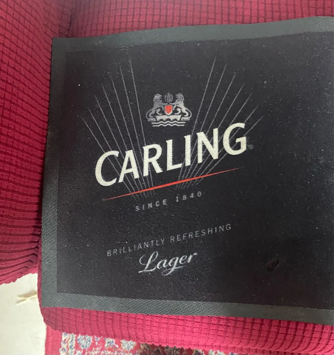 Large Carling Bar Runner / Drip Mat - Image 1