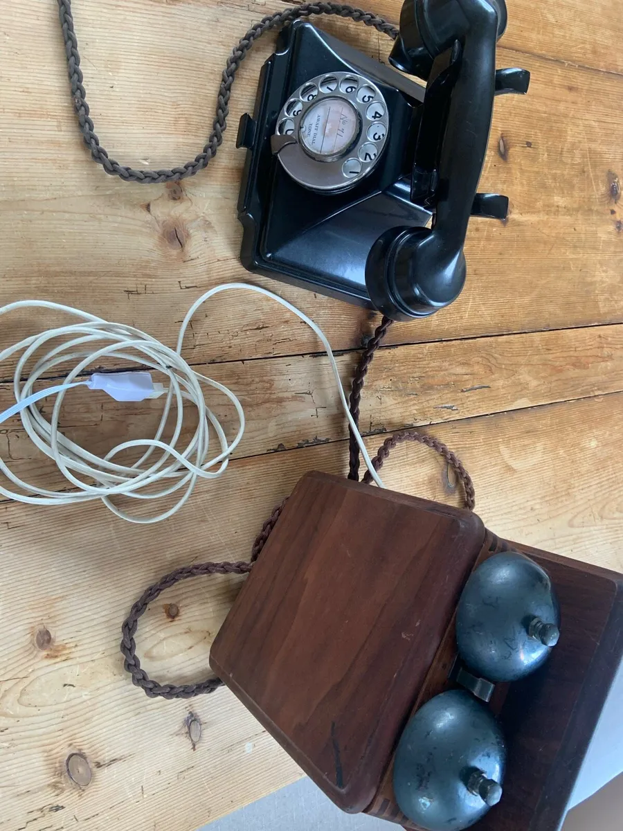 1930s Bakelite Telephone &BellBox GPO P&T WORKING! - Image 1