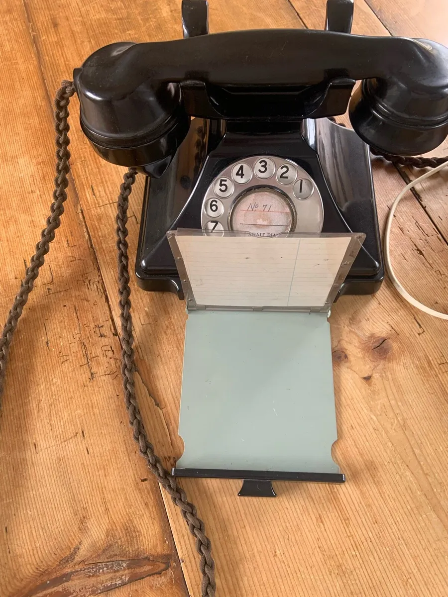 1930s Bakelite Telephone &BellBox GPO P&T WORKING! - Image 3