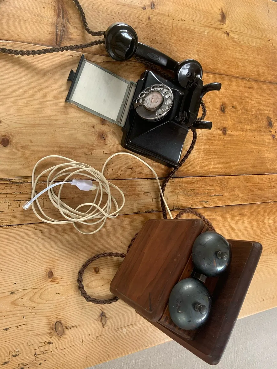 1930s Bakelite Telephone &BellBox GPO P&T WORKING! - Image 4