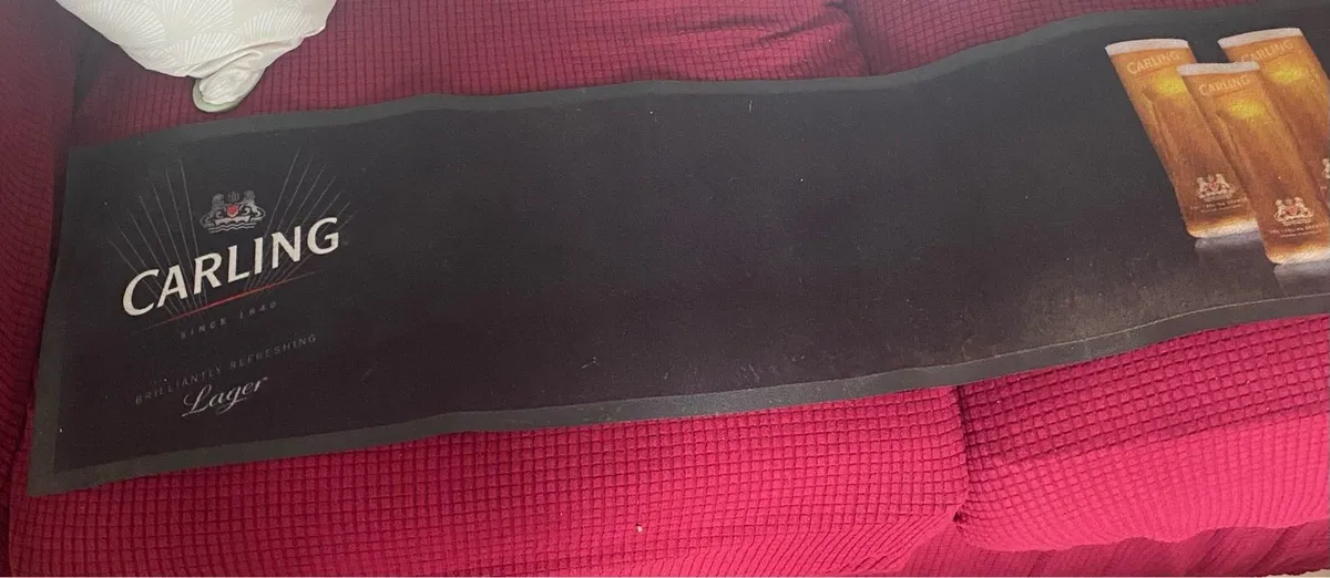 Large Carling Bar Runner / Drip Mat - Image 3