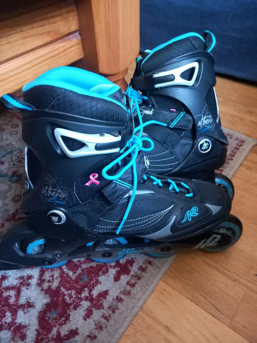 K2 Inline skates, Athena Speed, Abec 5, size 7 - Image 2