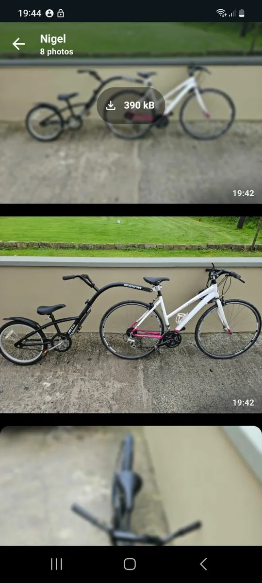 Tag along bike for kids - Image 3