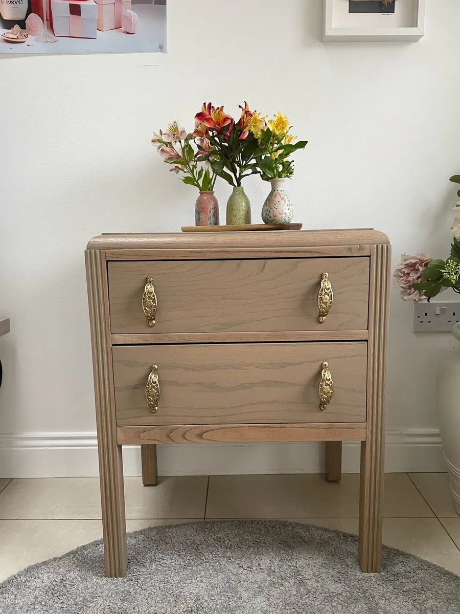 Vintage vanity unit/side table/drawer unit - Image 3