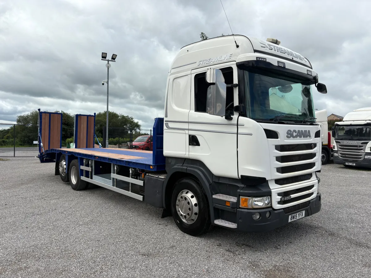Scania R450 6x2 29ft Beavertail body - Image 2