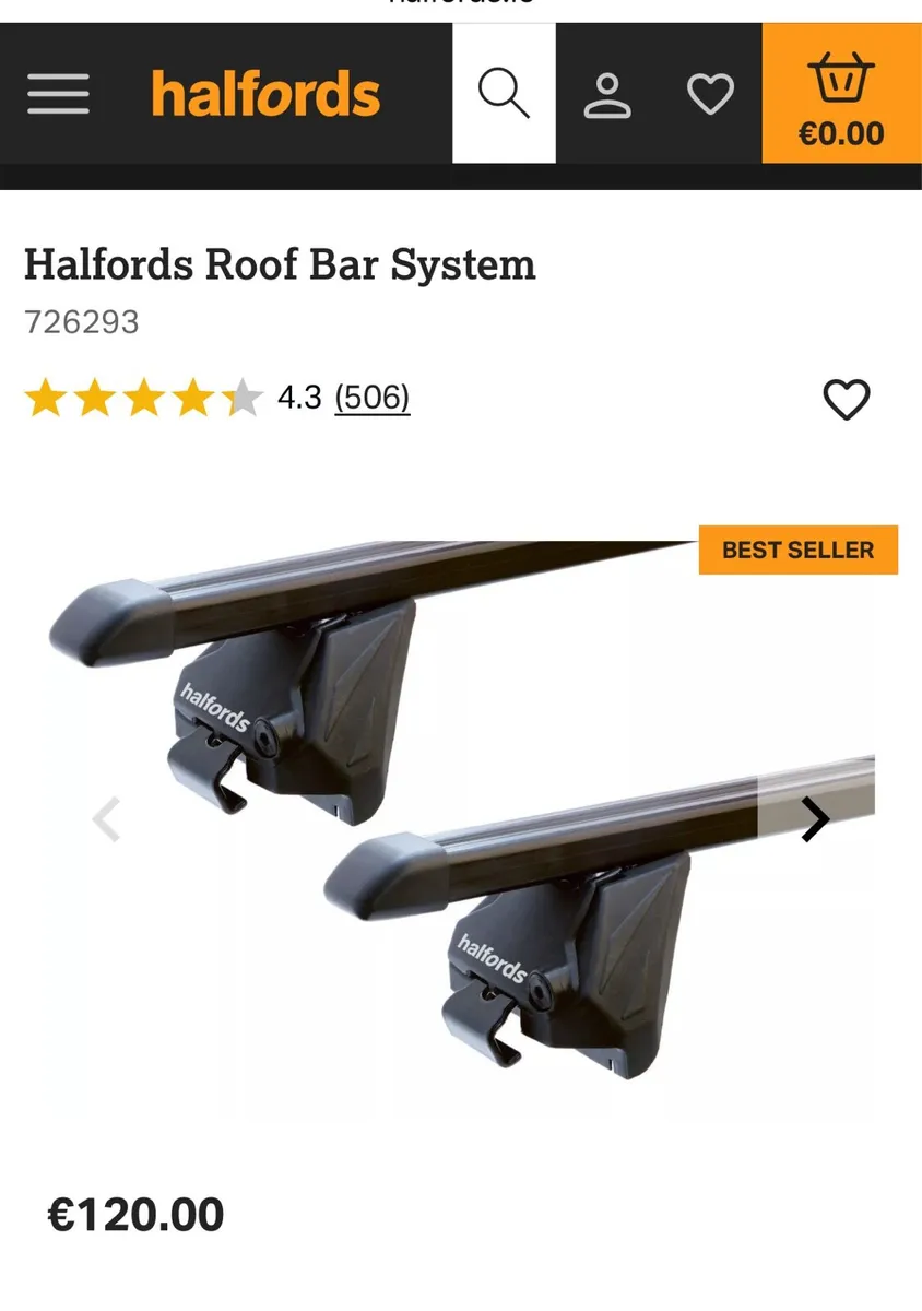 Roof bars 107cm - Image 2