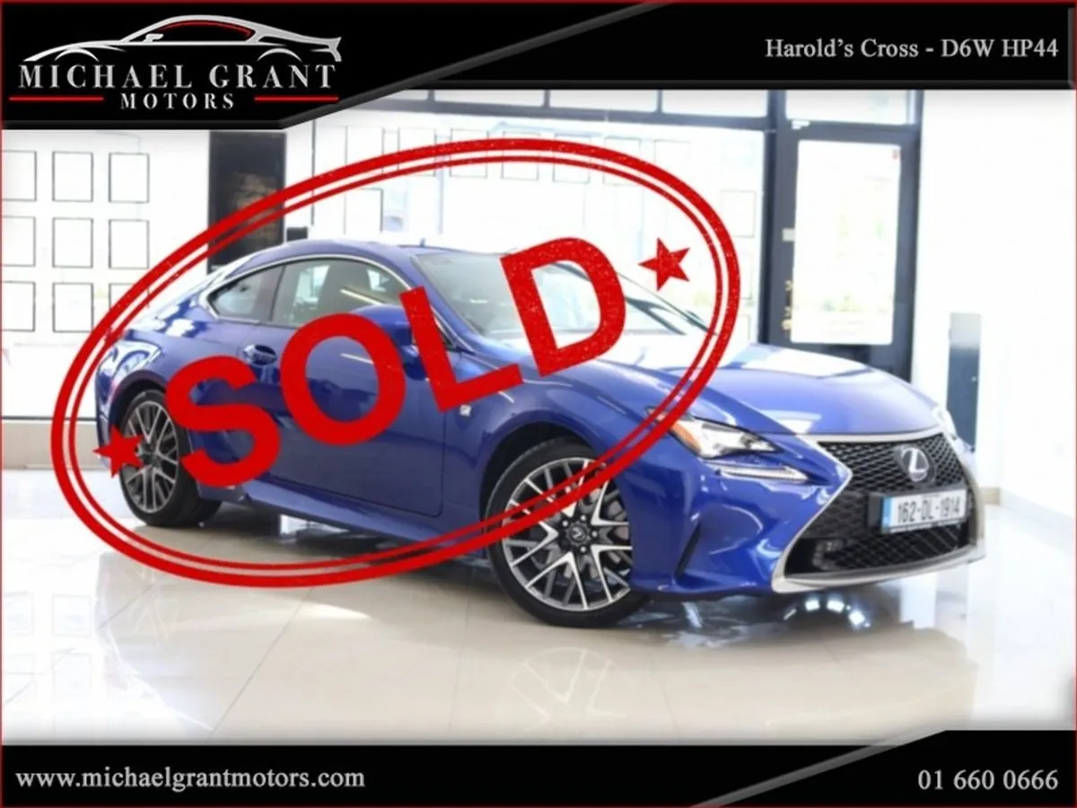 Lexus RC 300h F Sport Rc300h 2.5 Petrol Hybrid / - Image 1