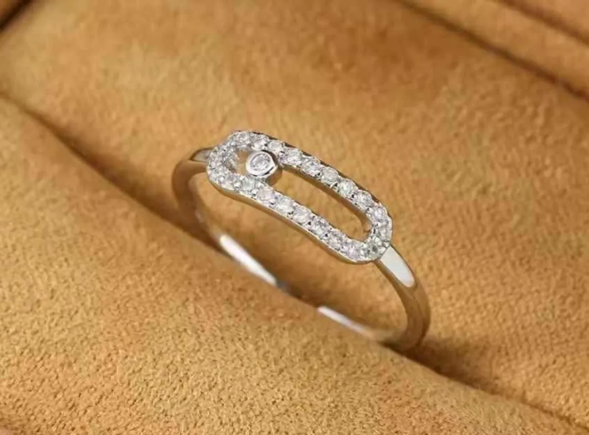 Resized silver colour ring 15 each new - Image 2
